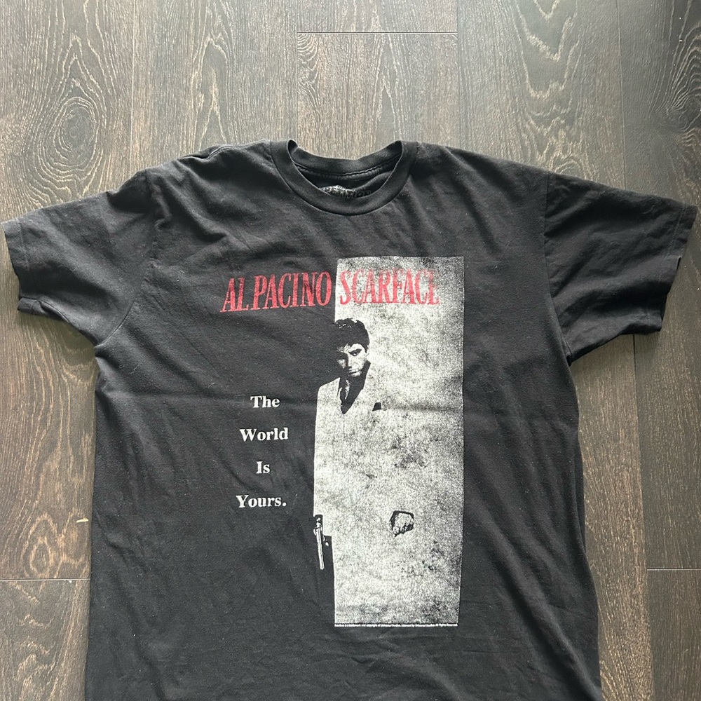 Vintage Scarface Black Graphic T-Shirt
